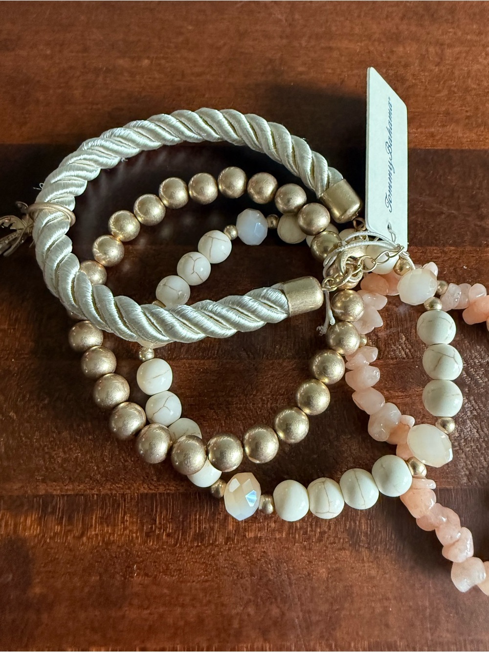 TOMMY BAHAMA Sunset Tides Bead & Gold Bracelet Set - Picture 5 of 10